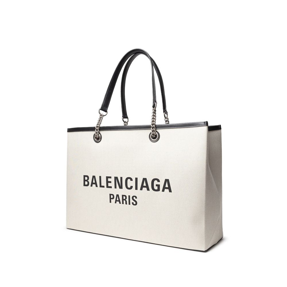 Balenciaga – Gray Cotton Tote Bag