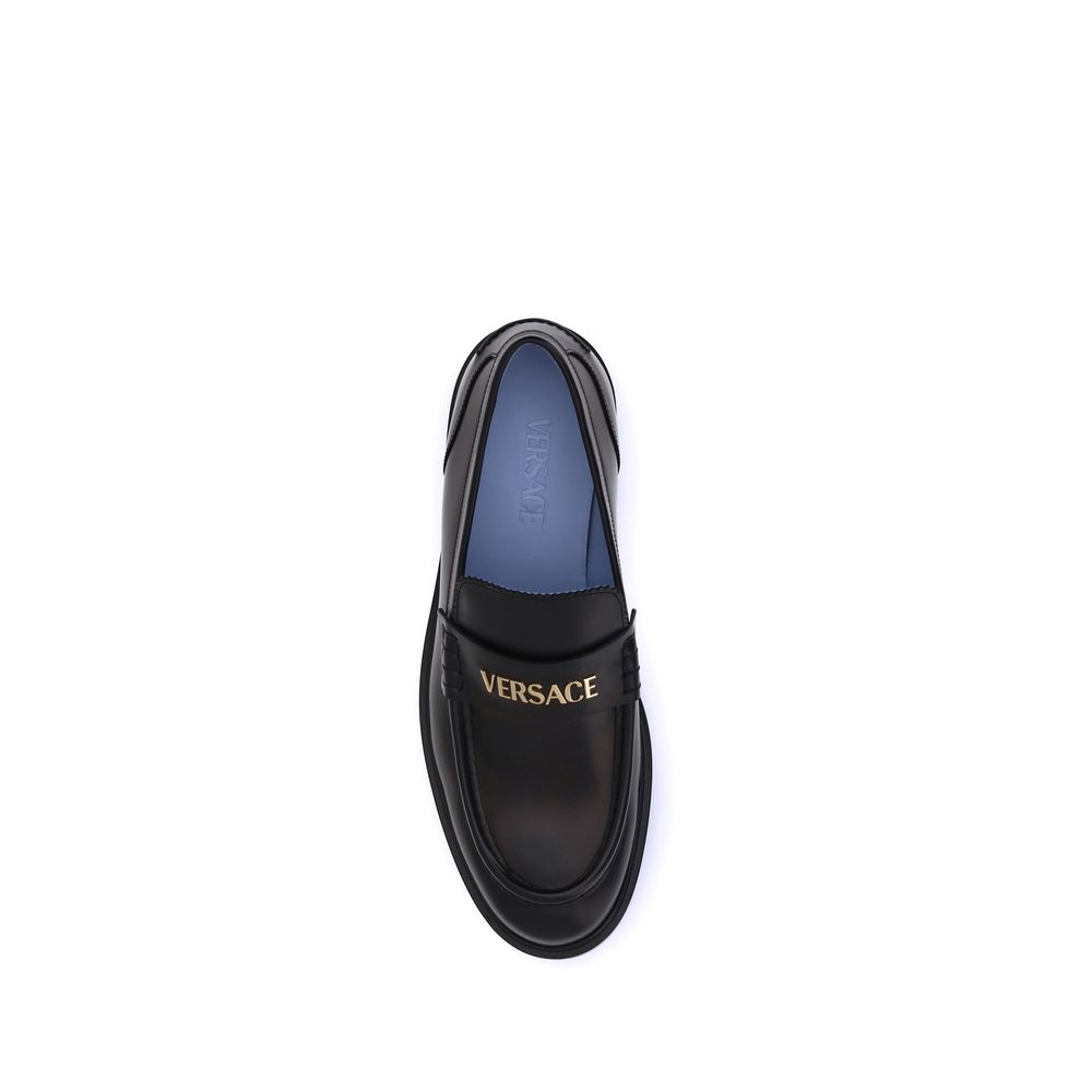 Versace – Leather Loafers
