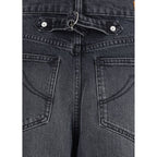 Kenzo - Black Cotton Straight-Leg Jeans