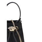 Versace – La Medusa Satin Bucket Bag