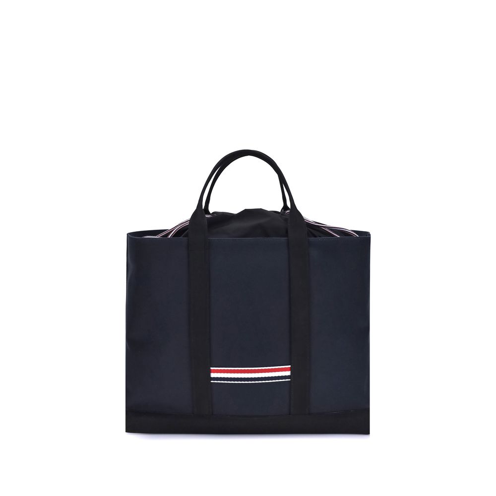 Thom Browne – Leather Tool Tote Bag in Navy