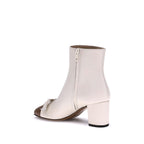 Valentino Garavani - Cream Goatskin Ankle Boots
