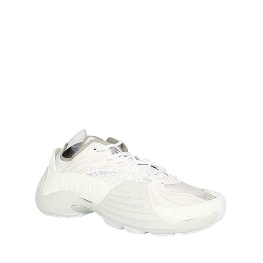 Lanvin – Flash-X White Polyurethane Sneakers