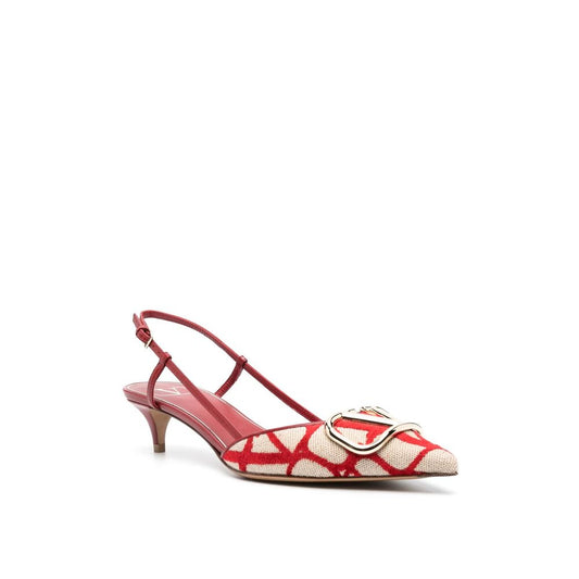 Valentino Garavani – Toile Iconographe Pumps in Red
