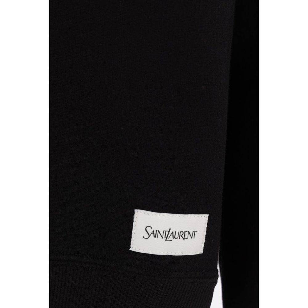 Saint Laurent - Black Cotton Sweatshirt