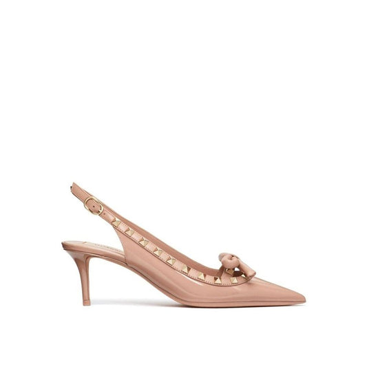 Valentino Garavani – Leather Slingback Pumps with Bow