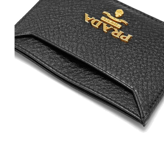 Prada – Logo Leather Card Holder