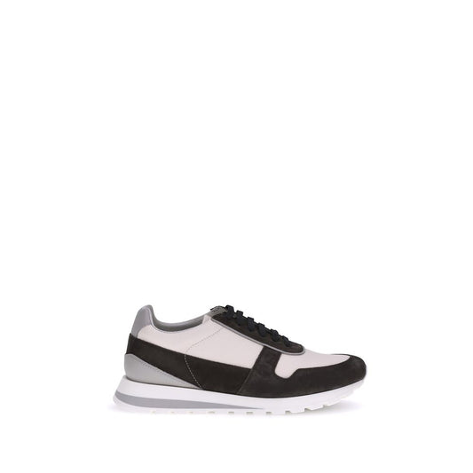 Brunello Cucinelli – Leather & Suede Panel Sneakers