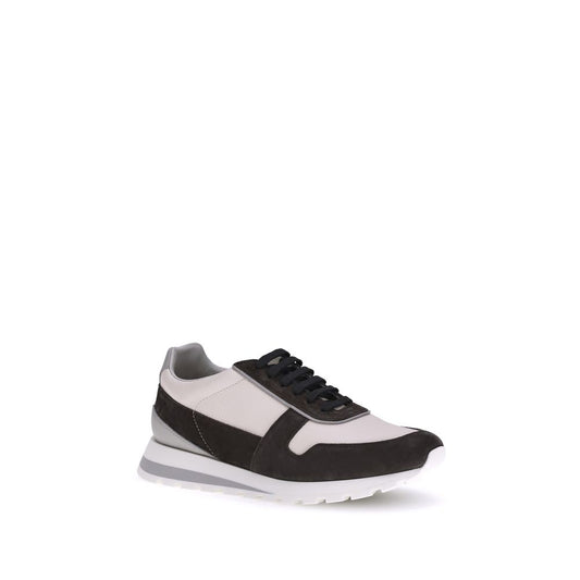 Brunello Cucinelli – Leather & Suede Panel Sneakers