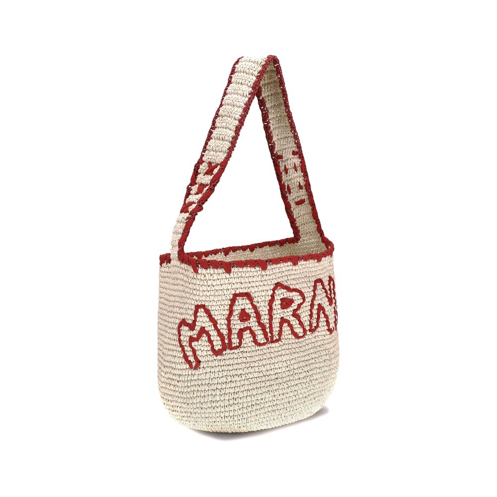 Marni – Large Nassa Raffia Shoulder Bag