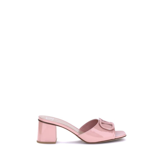 Valentino Garavani – Pink VLogo Slide Sandals