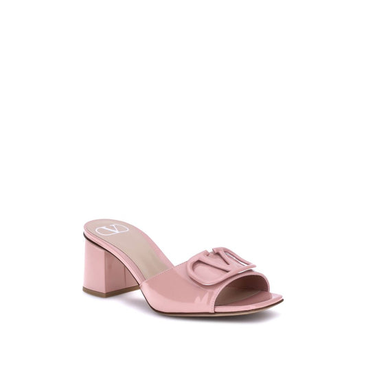 Valentino Garavani – Pink VLogo Slide Sandals
