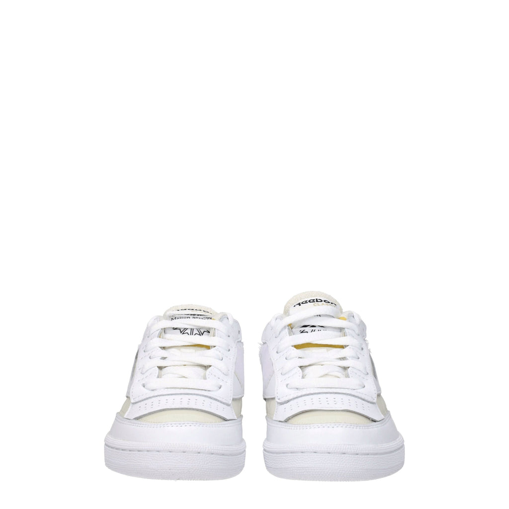 Maison Margiela – White Fabric Low-Top Sneakers