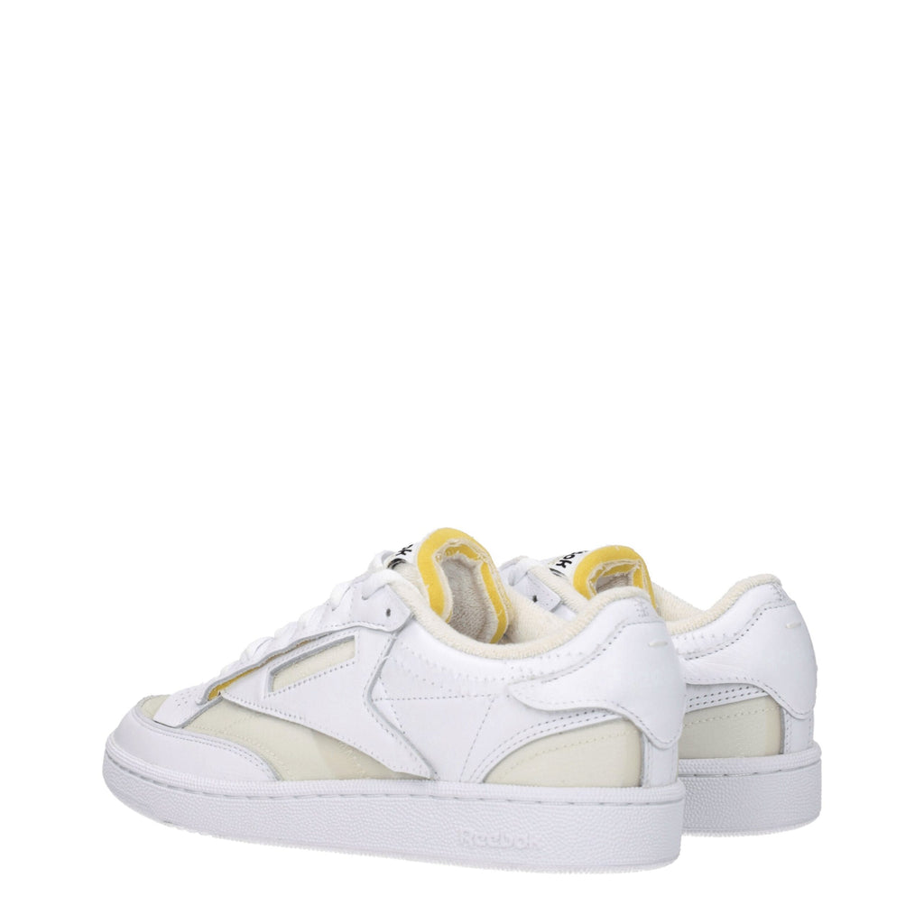 Maison Margiela – White Fabric Low-Top Sneakers