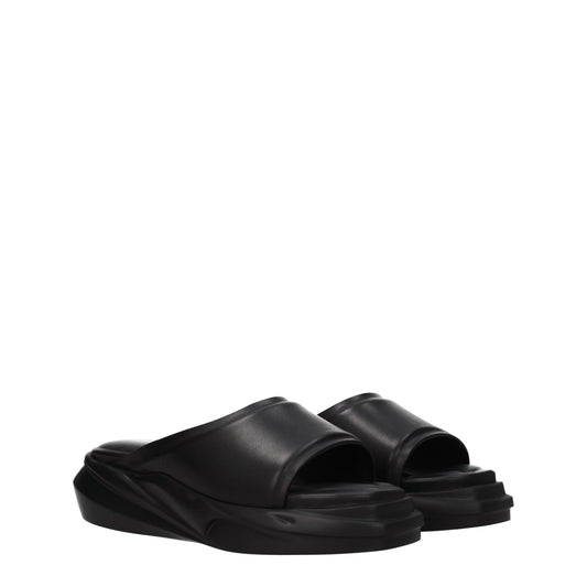 Alyx – Black Leather Slippers