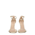 Stuart Weitzman - Gold Leather Stiletto Heels