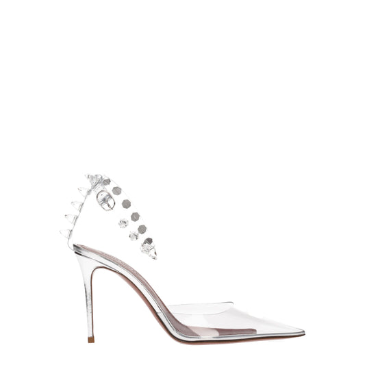 Amina Muaddi – Julia PVC Pumps with Studs