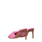 Jacquemus – Pink Leather Stiletto Heels Sandals