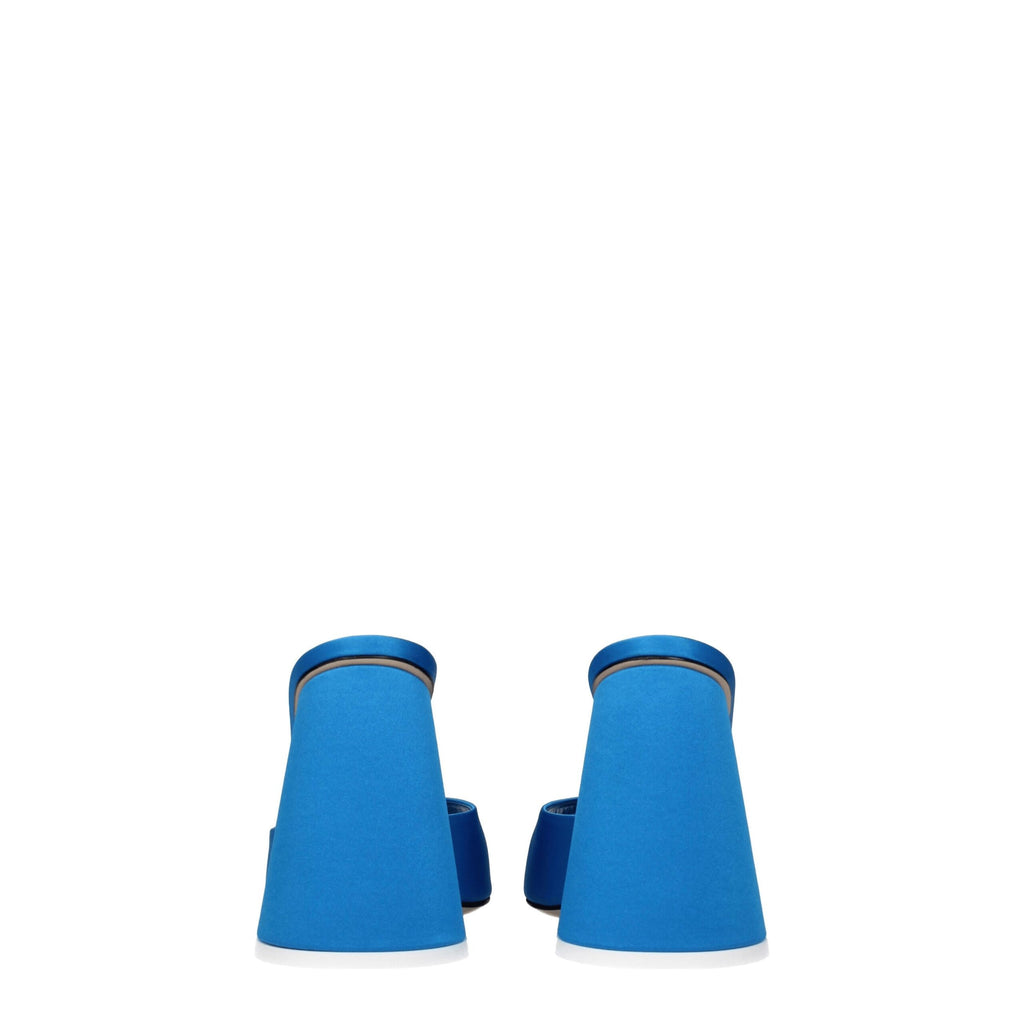 The Attico – Light Blue Satin Platform Sandals