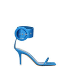 The Attico – Light Blue Satin Stiletto Sandals