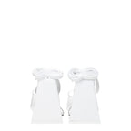 The Attico – White Leather Stiletto Sandals