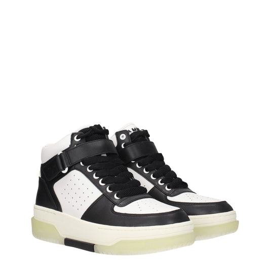 Amiri – Black Leather High-Top Sneakers