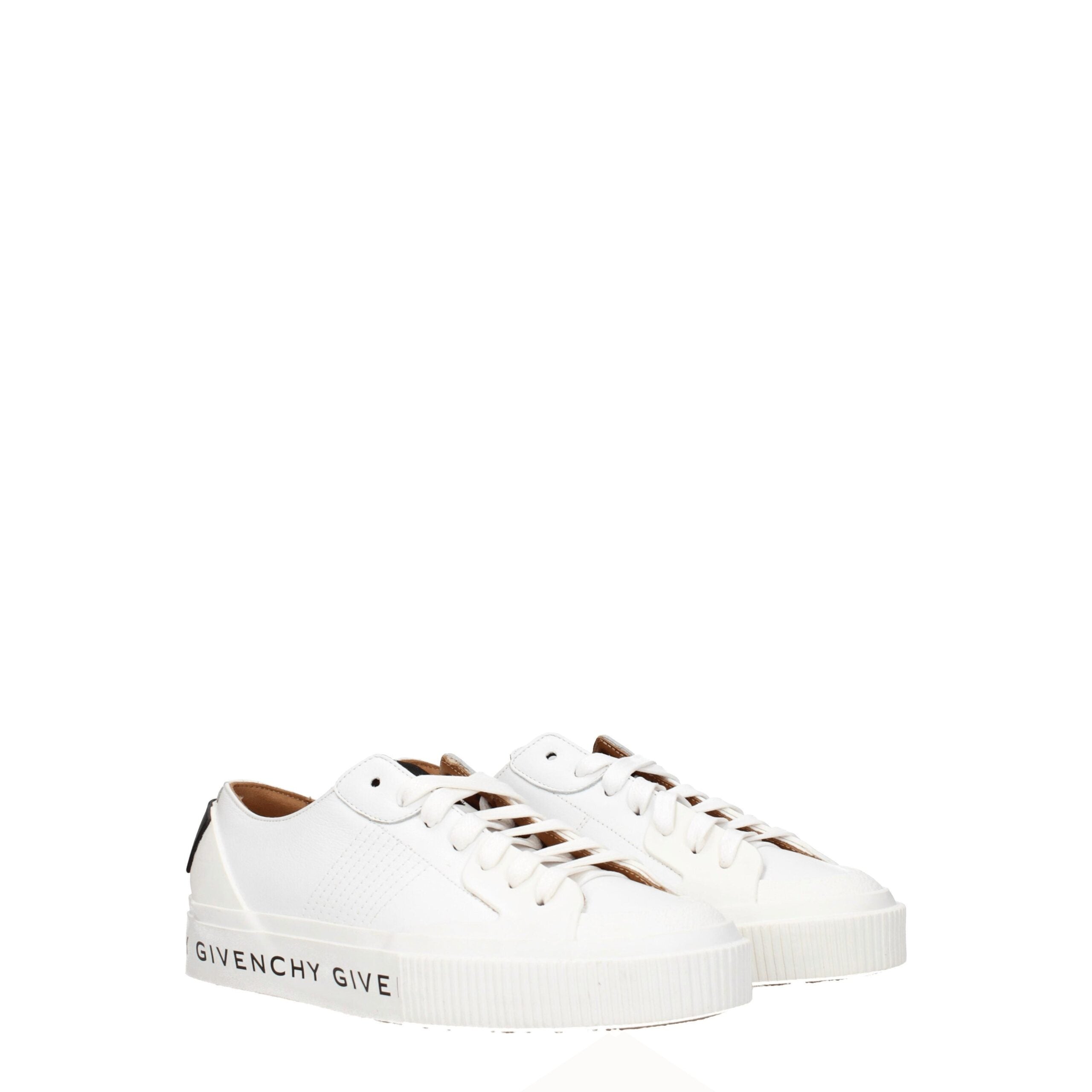 Givenchy – White Leather Low-Top Sneakers