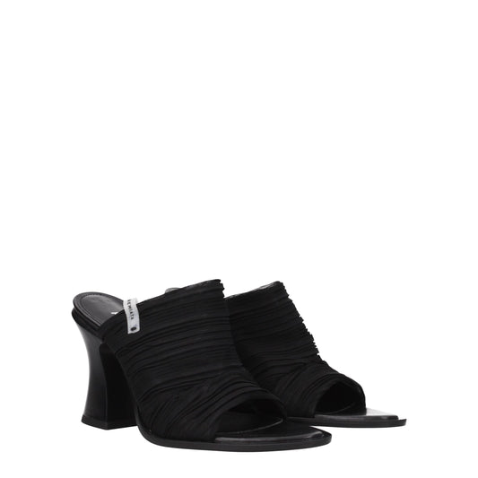 Premiata – Black Fabric High Heel Platforms