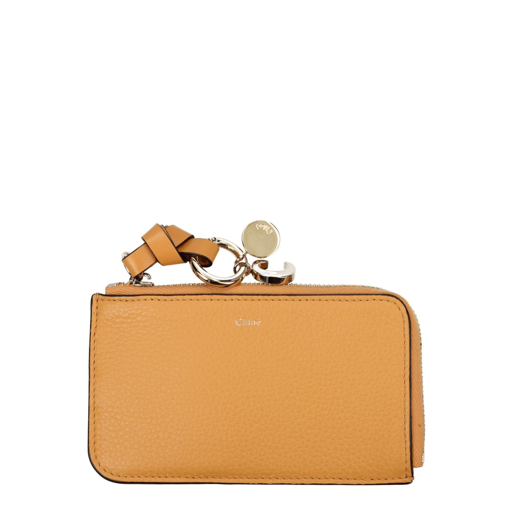 Chloé – Orange Leather Wallet