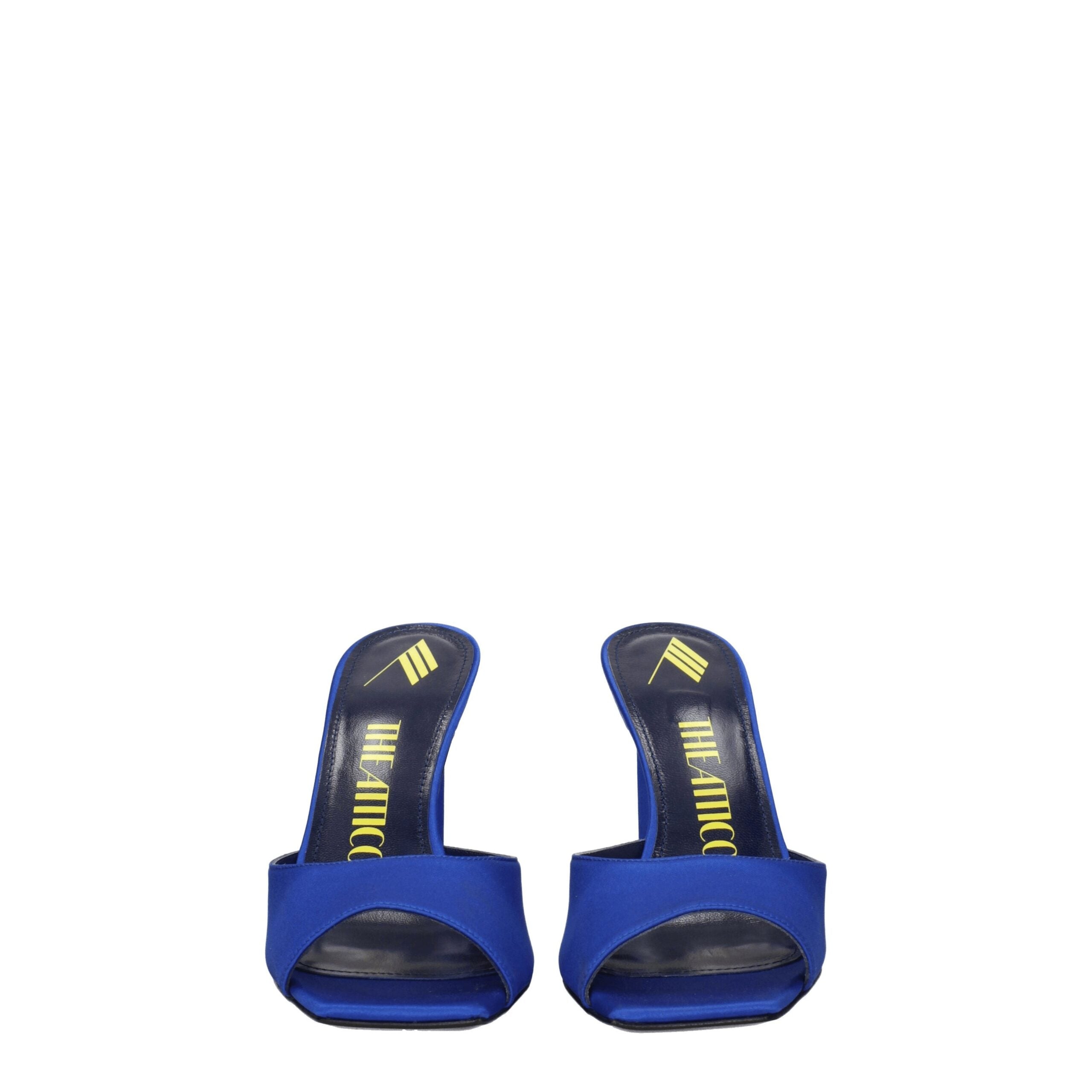 The Attico – Blue Satin Stiletto Sandals