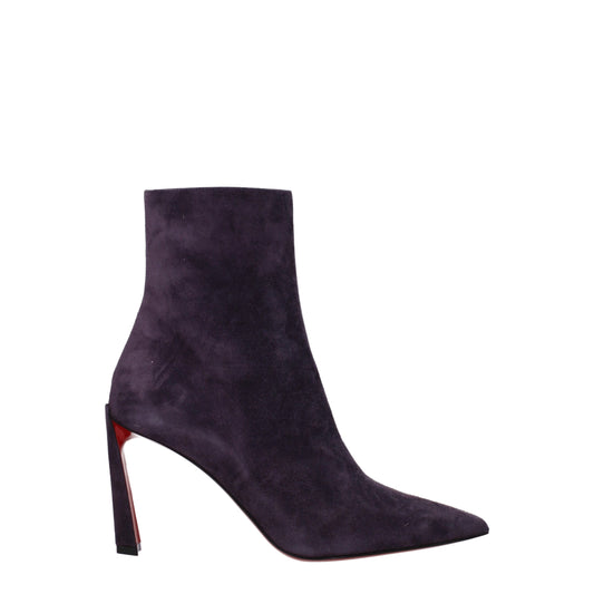 Christian Louboutin – Purple Suede Ankle Boots