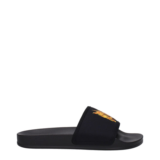 Palm Angels – Black Fabric Slippers