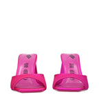 The Attico - Pink Satin Stiletto Heels Sandals