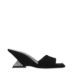 The Attico - Black Leather Platforms