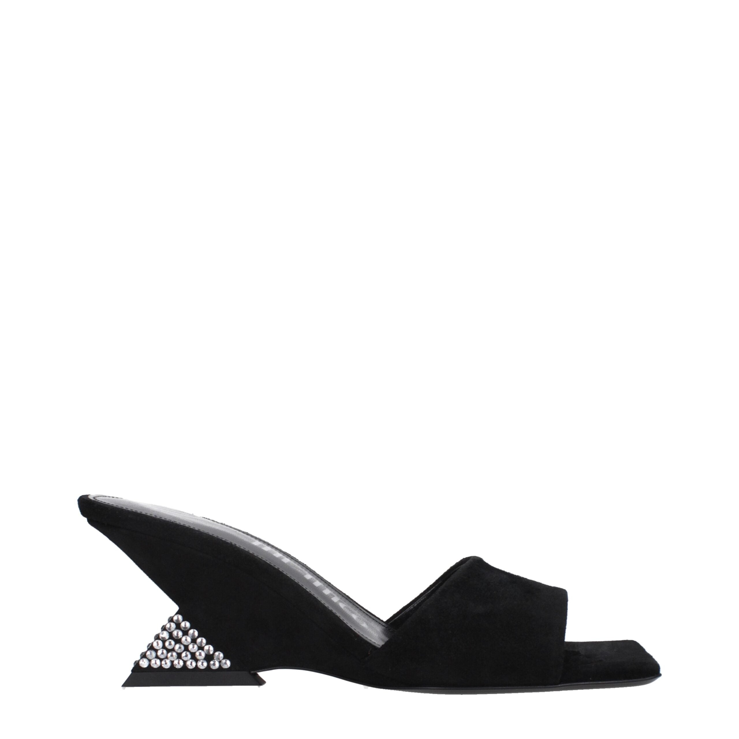 The Attico - Black Leather Platforms