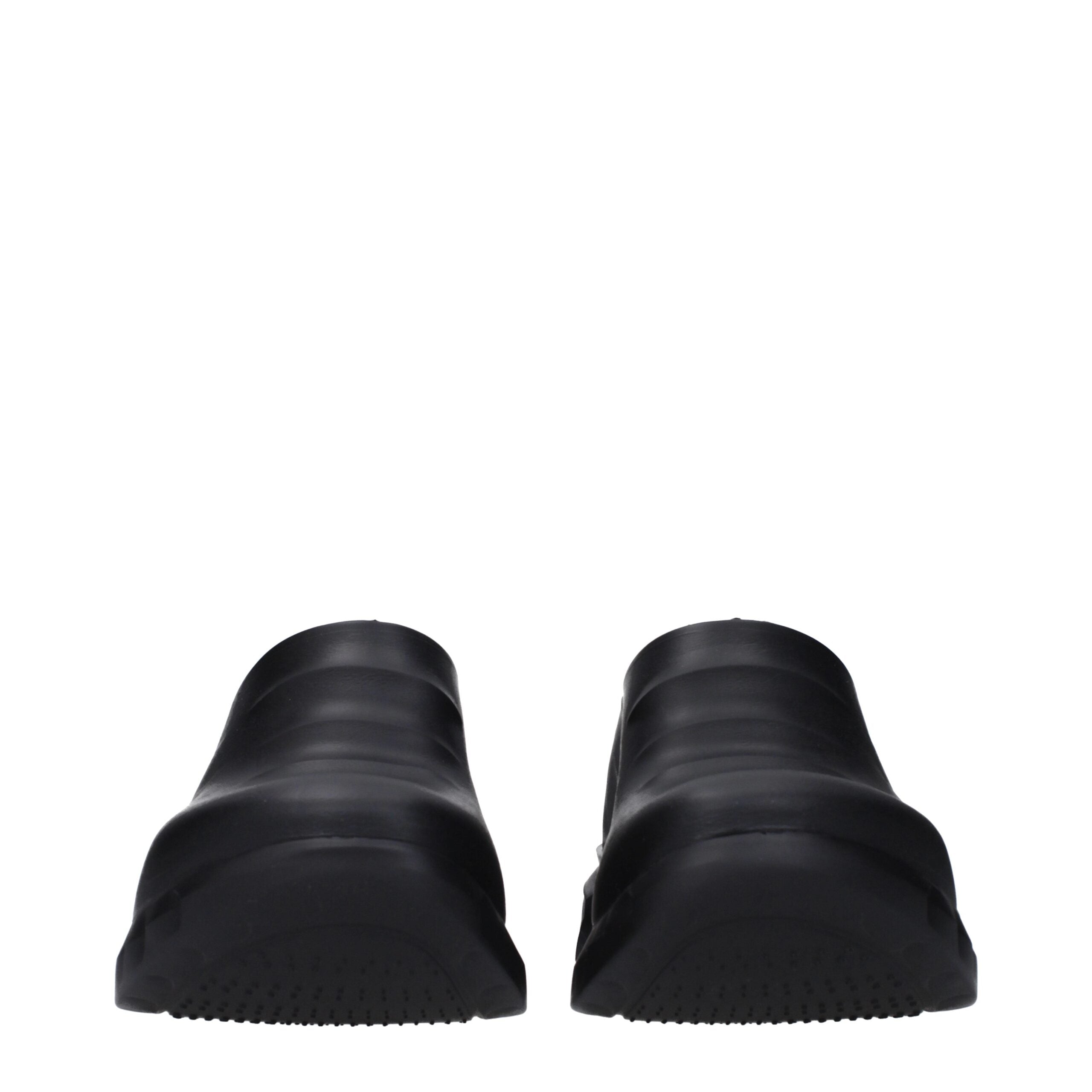 Givenchy – Black Rubber Slippers Sandals