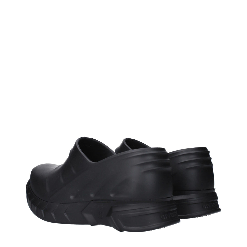 Givenchy – Black Rubber Slippers Sandals