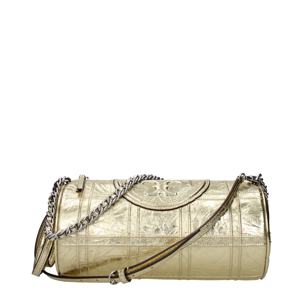 Tory Burch - Gold Leather Shoulder Bag