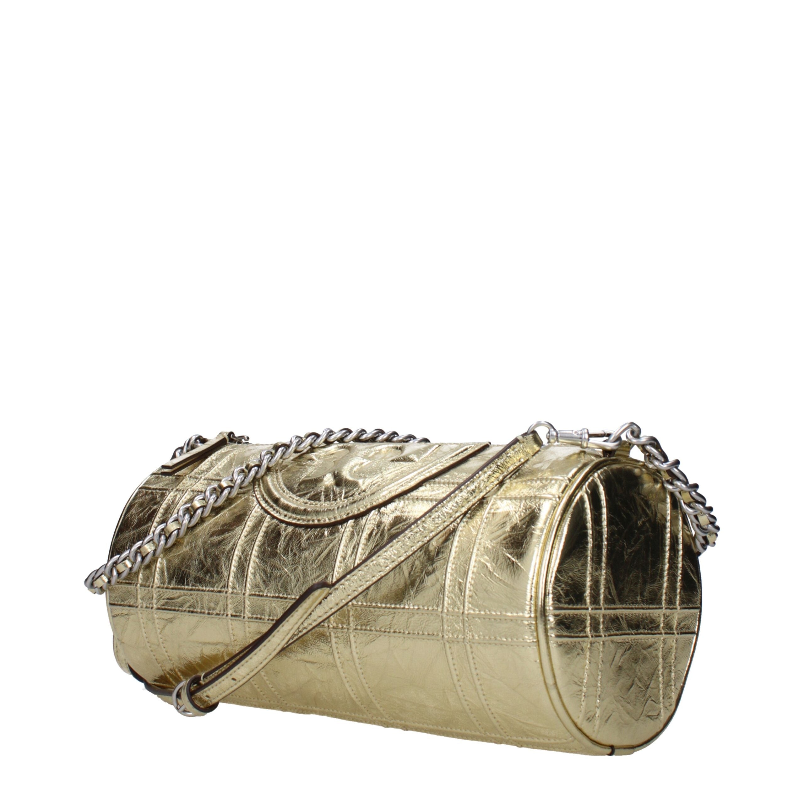 Tory Burch - Gold Leather Shoulder Bag