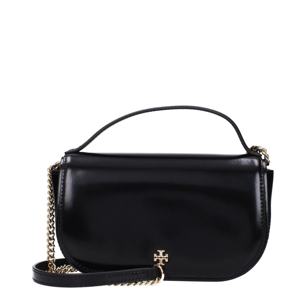 Tory Burch – Small Leather Shoulder Bag in Black