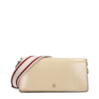 Tory Burch – Medium Patent Leather Crossbody Bag in Beige