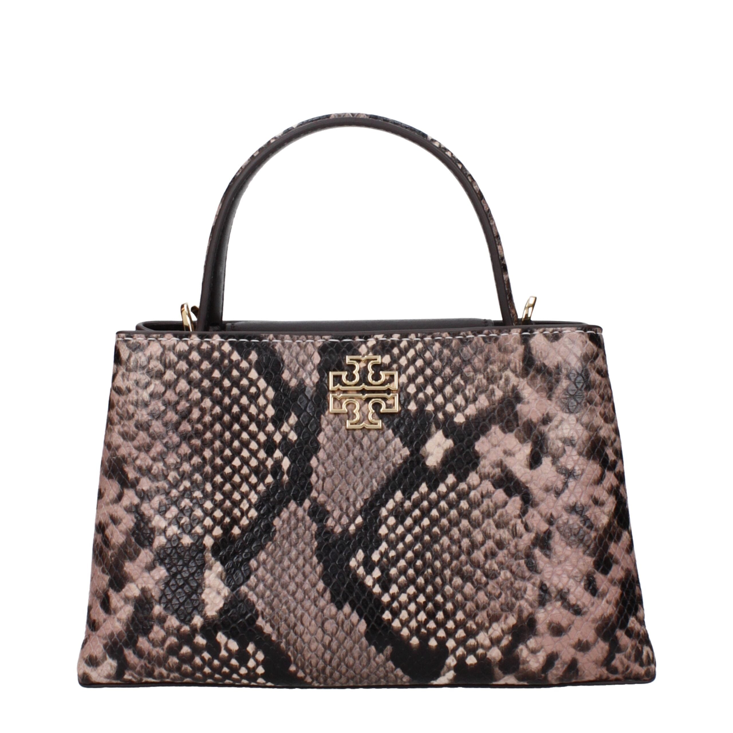 Tory Burch – Pink Snake-Print Shoulder Bag