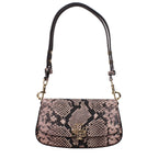 Tory Burch – Small Pink Snake-Print Shoulder Bag