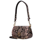 Tory Burch – Small Pink Snake-Print Shoulder Bag