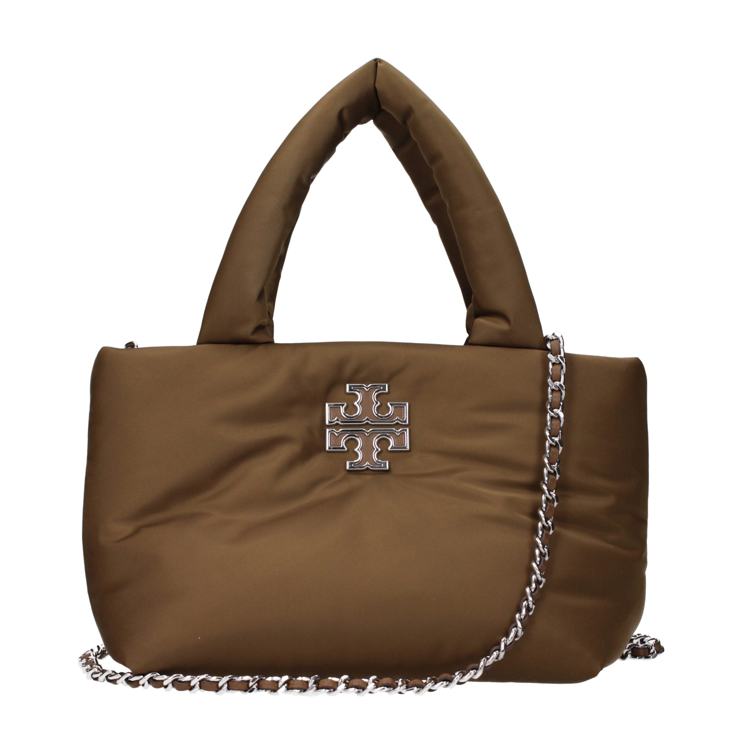 Tory Burch - Brown Mini Fabric Handbag