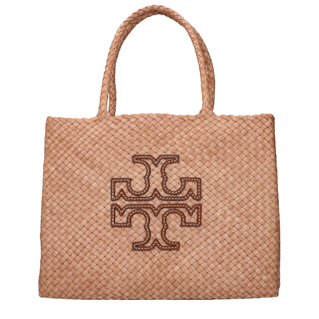 Tory Burch – Woven Pink Medium Tote