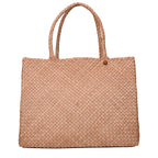 Tory Burch – Woven Pink Medium Tote