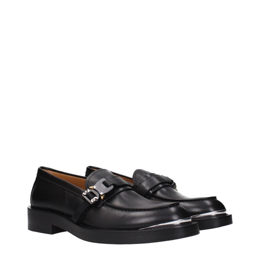 Christian Dior – Black Leather Slip-On Loafers
