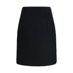 Chloé - Black Wool Midi Skirt