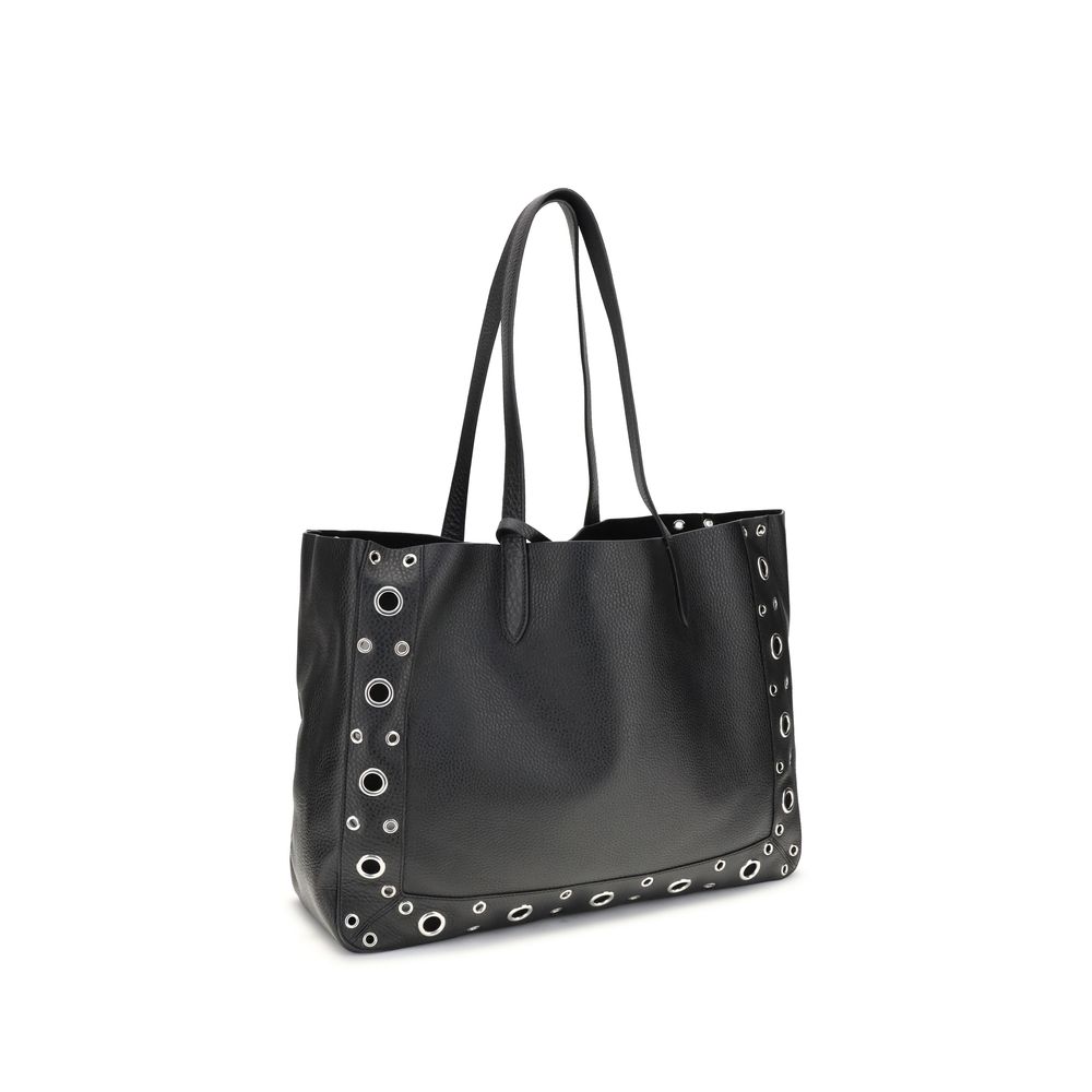 Valentino Garavani – Garnet Nellcôte Studded Tote Bag